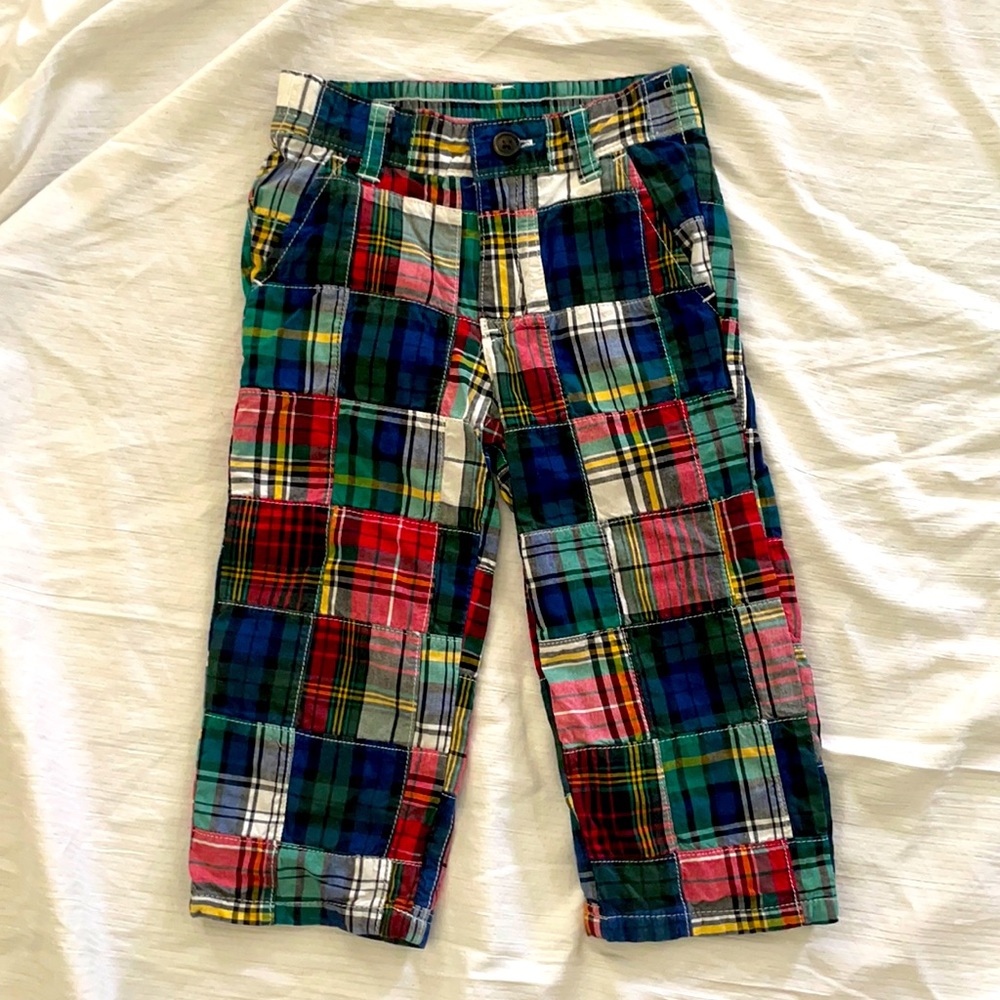 Gymboree Madras pants for a baby